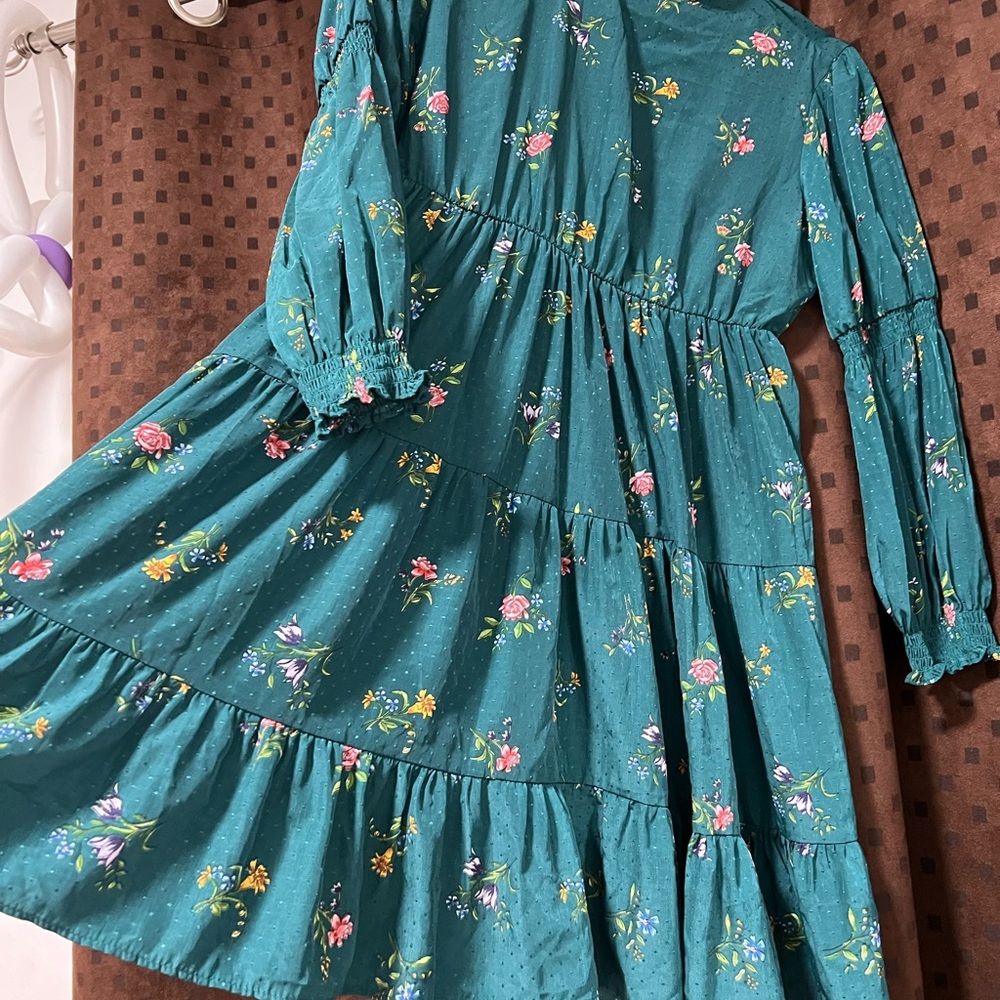 Beautiful green mocked dress , never worn from Zara